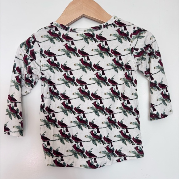 Kate Quinn Organics Bamboo Shirt Cardnial Bird Long Sleeve Top 12-18 months - Picture 4 of 4